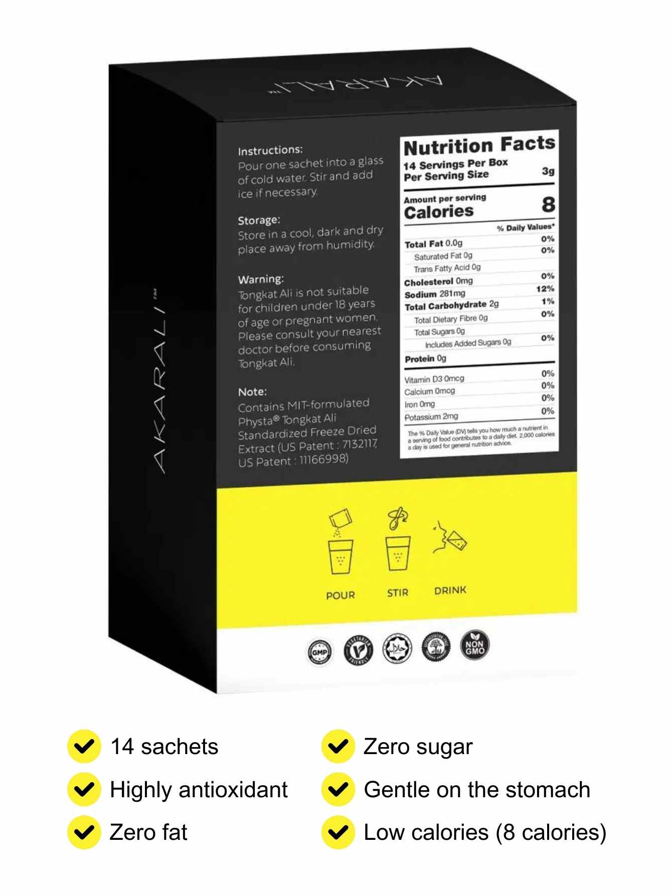 FIZZEE : Effervescent Tongkat Ali Energy Drink