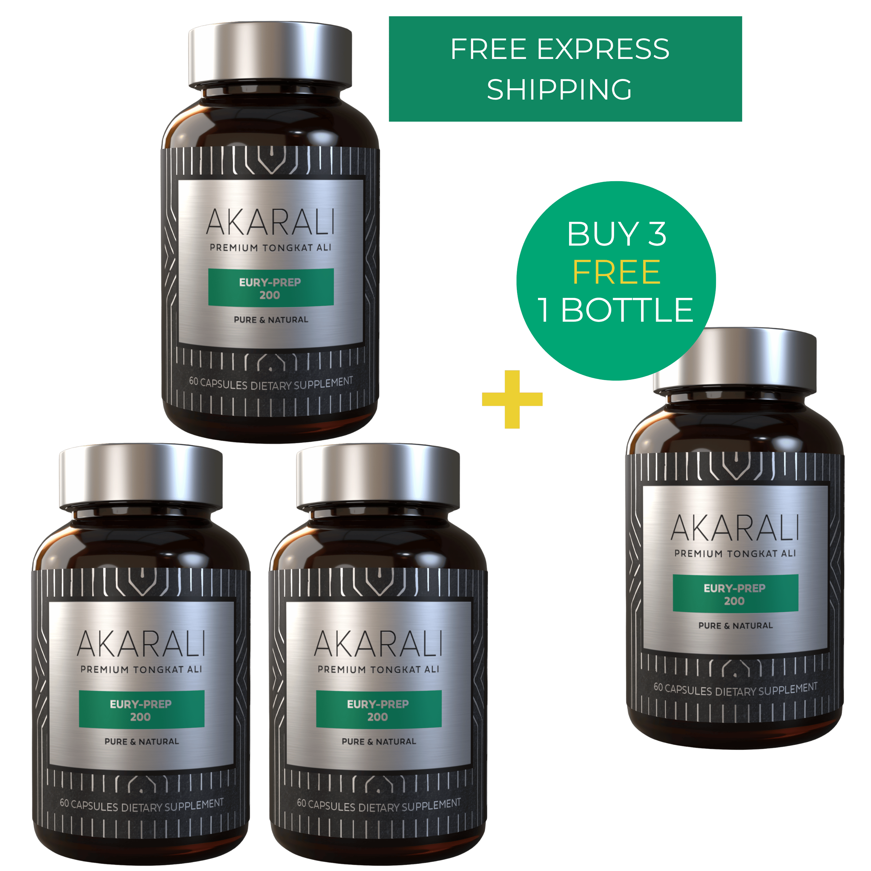 3 MONTH SUPPLY (FREE 1 BOTTLE)